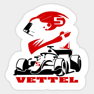 Vettel Fan Sticker